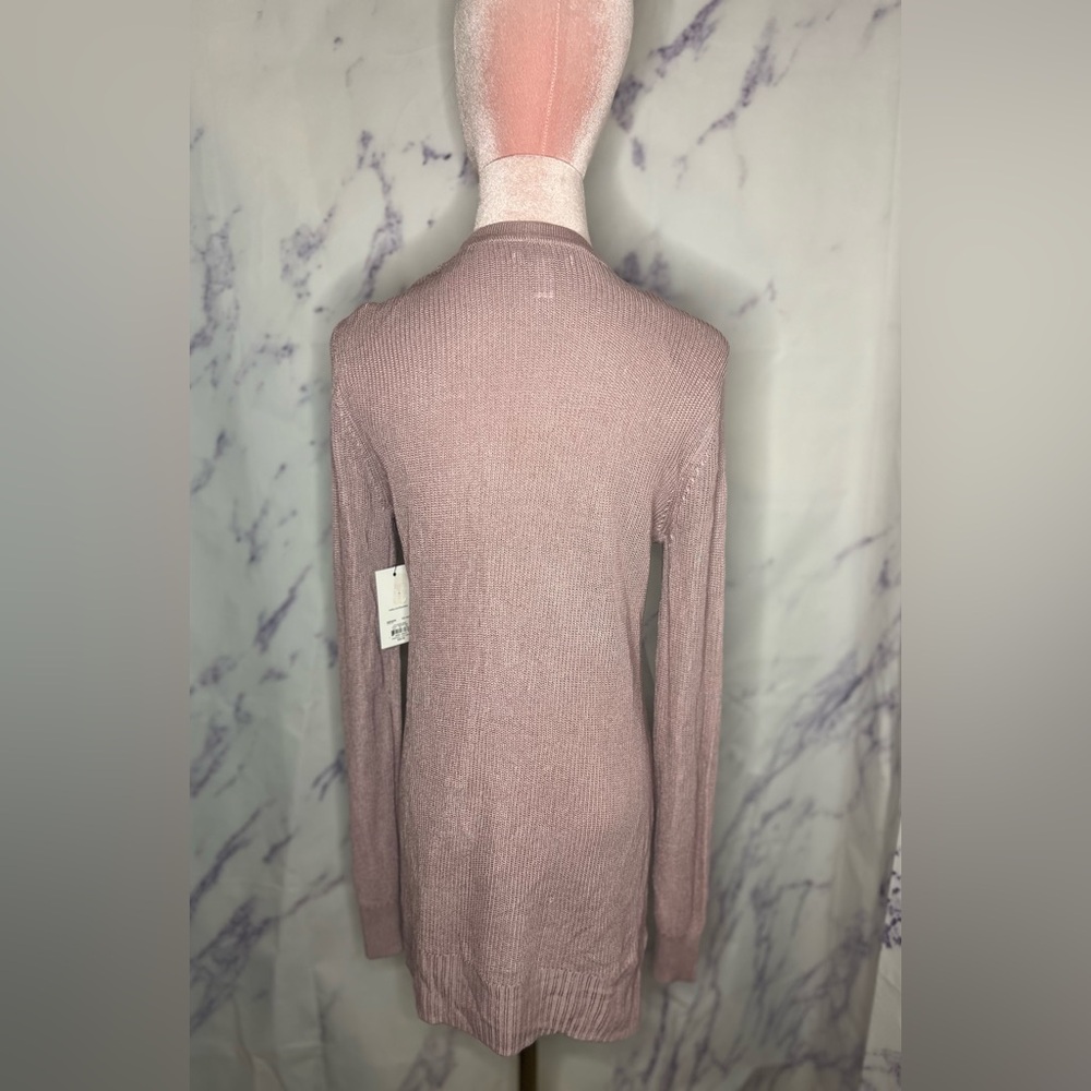 NWT Nine West Washed Grape Essential Light Weight Cardigan Sz S - Picture 4 of 4